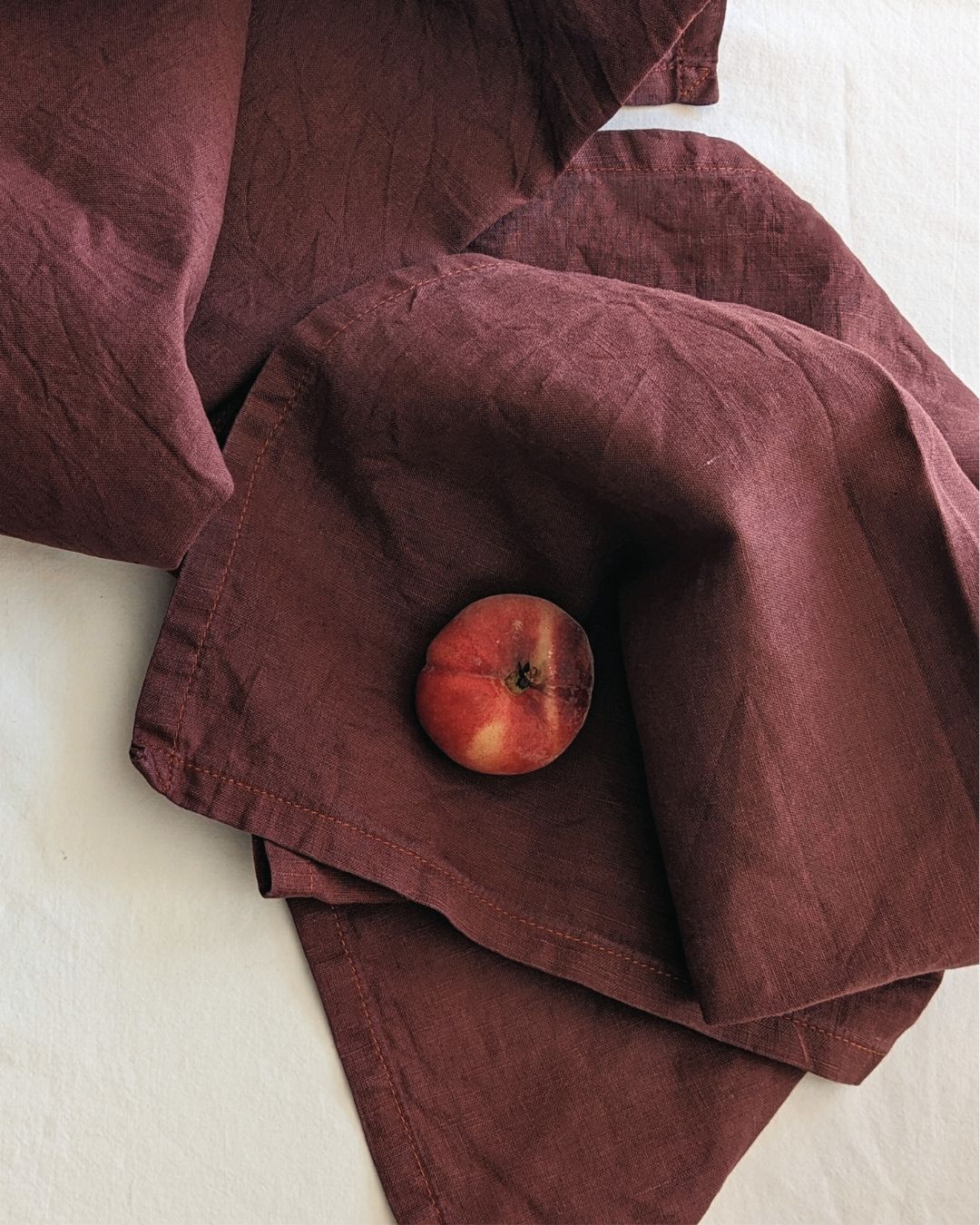 Linen napkins Chestnut