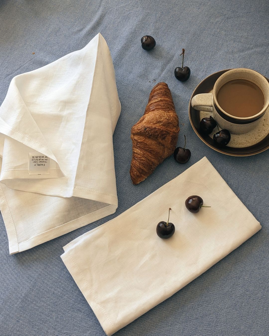 Linen napkins Clouds