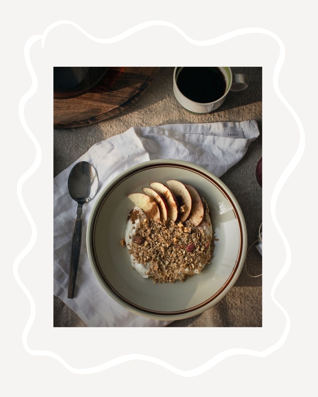 Linen napkins Clouds