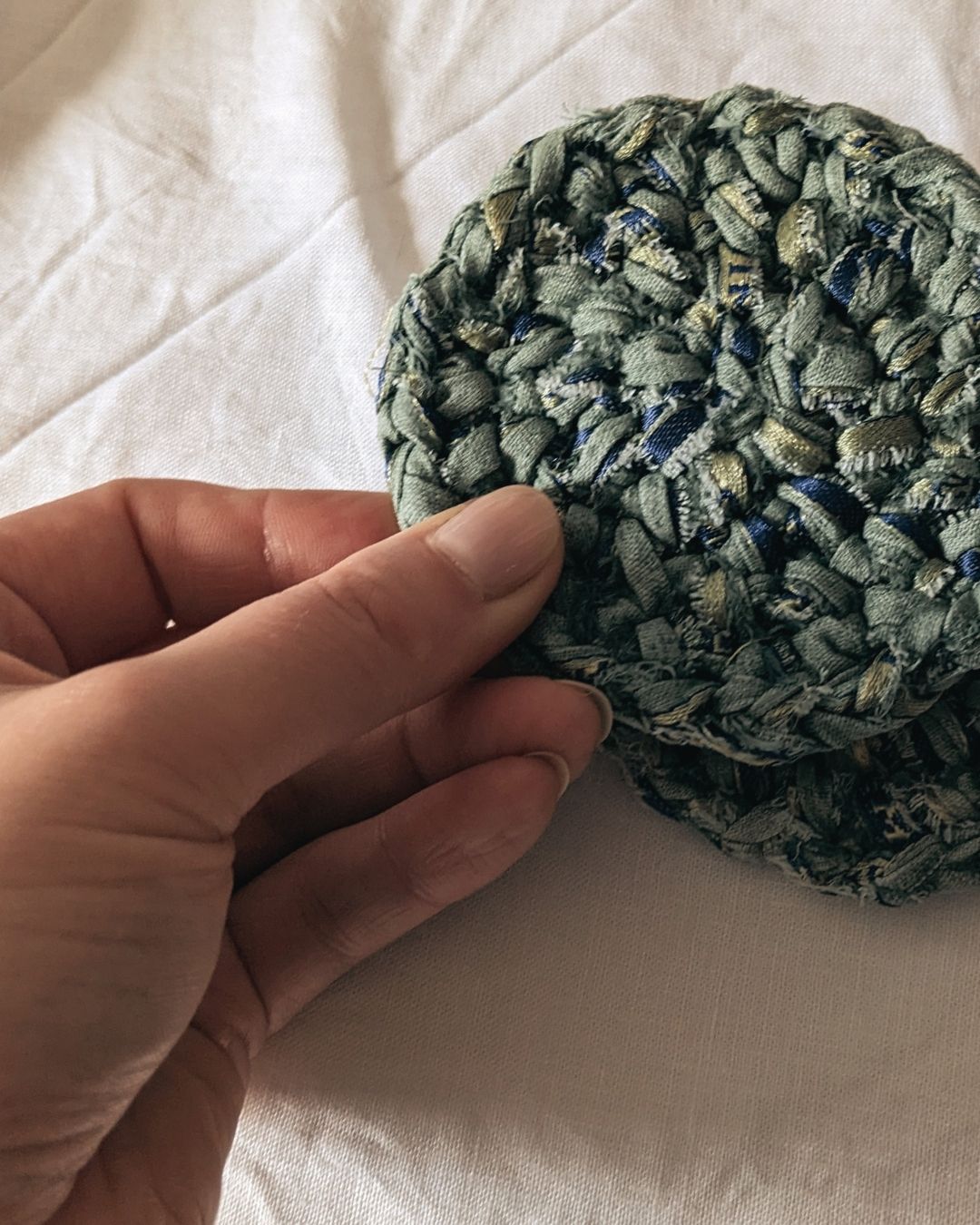 Zero Waste Fabric Bag Mint mini